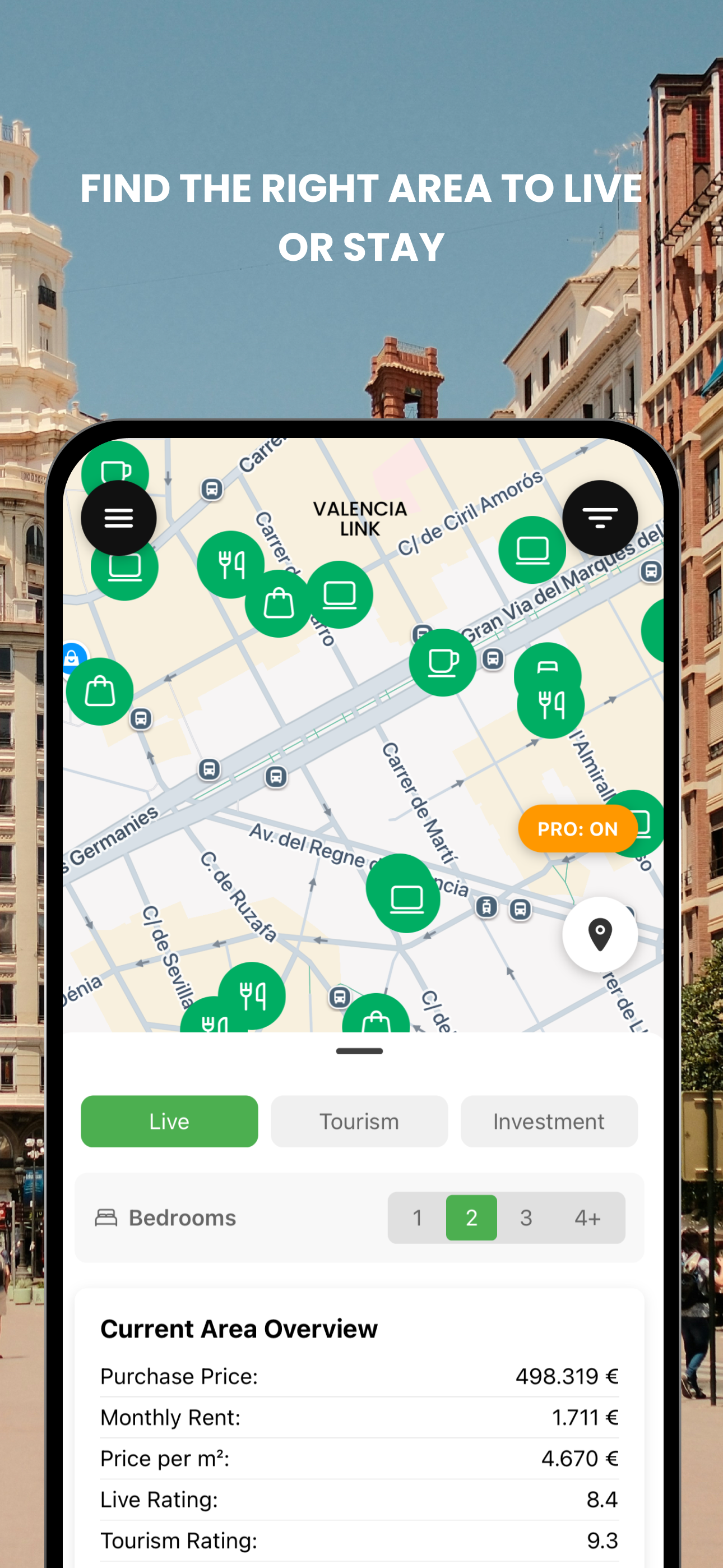 Neighborhood map — where to live